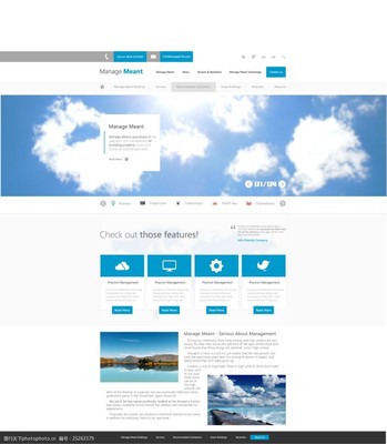 藍(lán)色簡約風(fēng) 企業(yè)網(wǎng)頁設(shè)計的優(yōu)雅之道